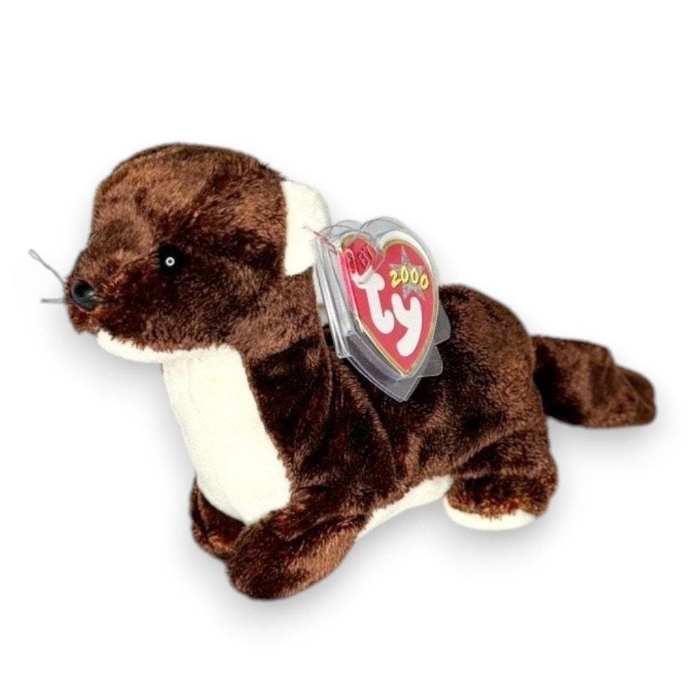 Runner the Mean Mustelidae | Fierce Cobra Hunter | Mint Heart Tag TY Beanie Baby